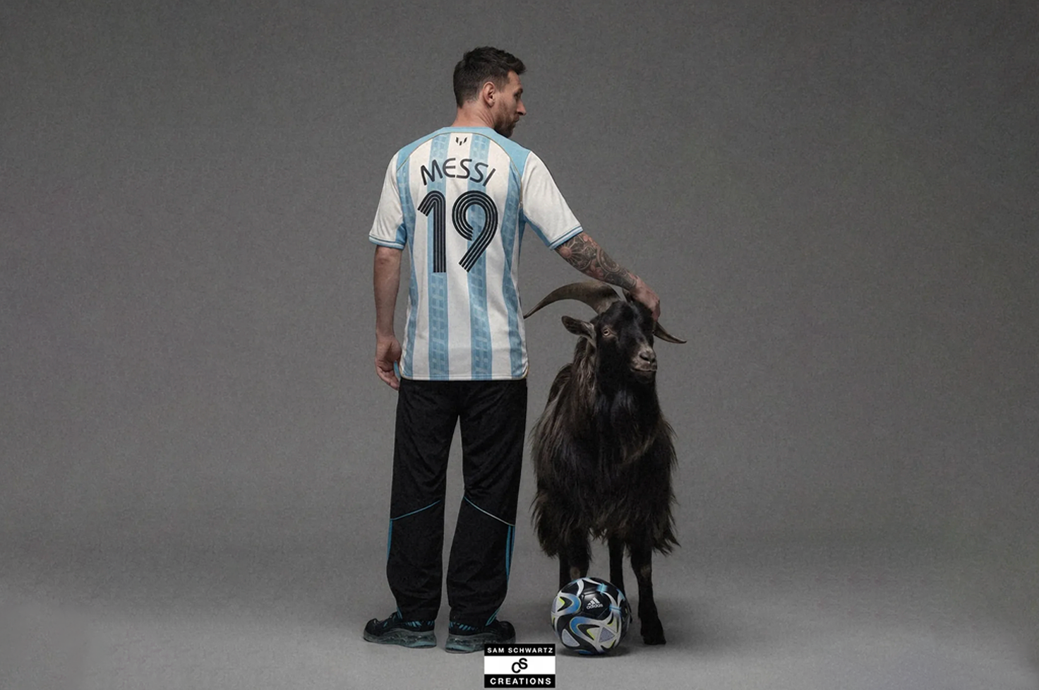 Messi x Kith collection artwork